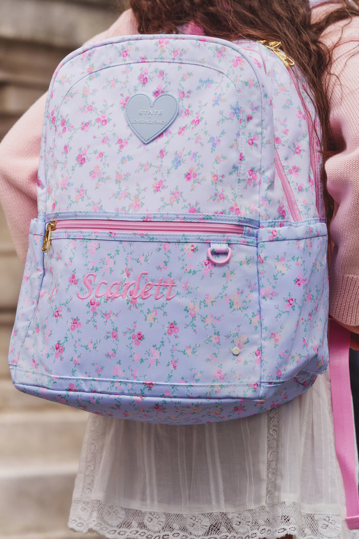 STATE x LoveShackFancy Floral Kane Double Pocket Backpack