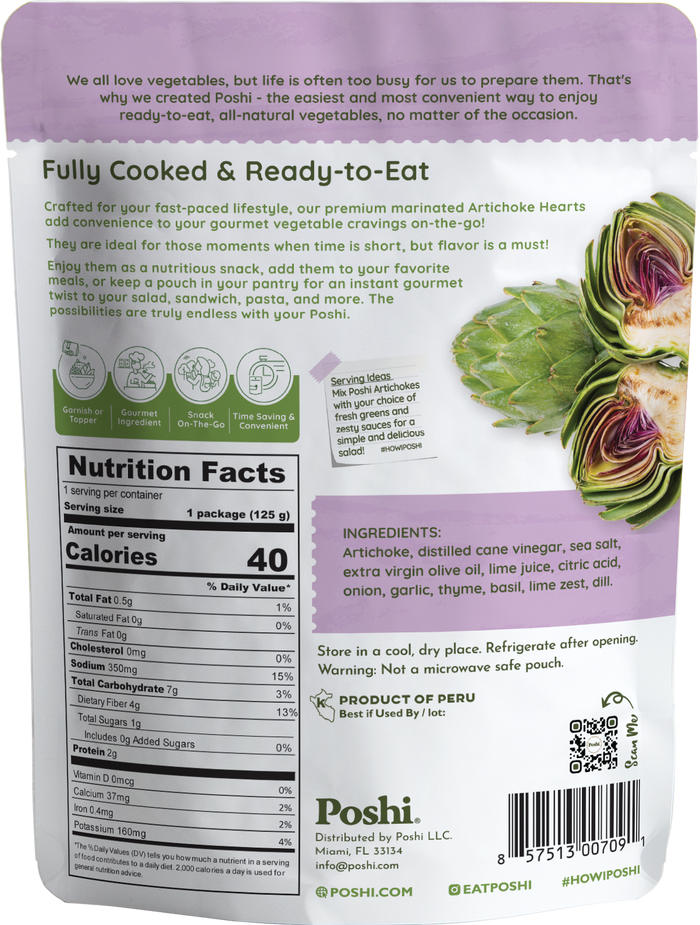 Steamed & Marinated Artichokes - Basil & Thyme 4.4oz