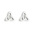 Sterling Silver Trinity Knot Stud Earrings