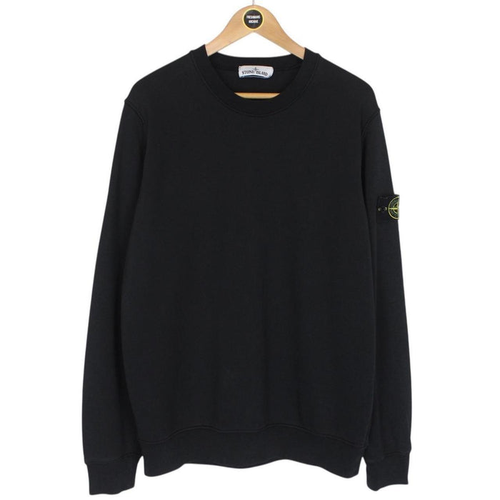 Stone Island AW 2021 Black Cotton Sweatshirt Jumper