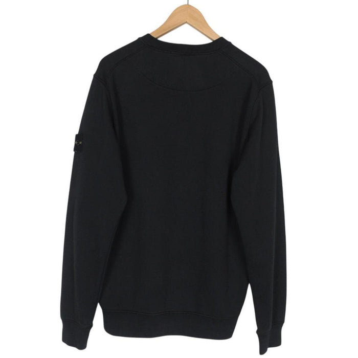 Stone Island AW 2021 Black Cotton Sweatshirt Jumper