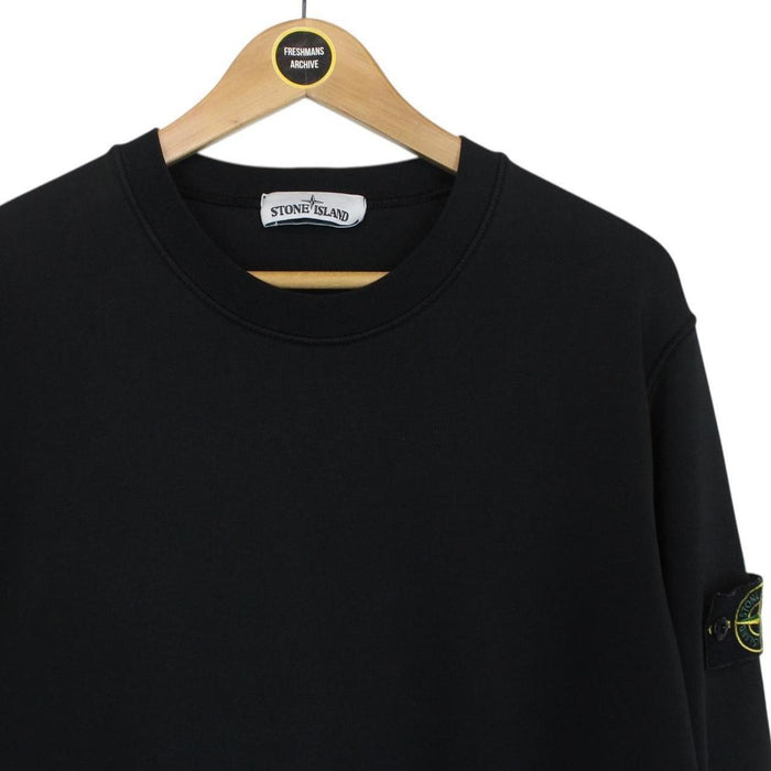 Stone Island AW 2021 Black Cotton Sweatshirt Jumper