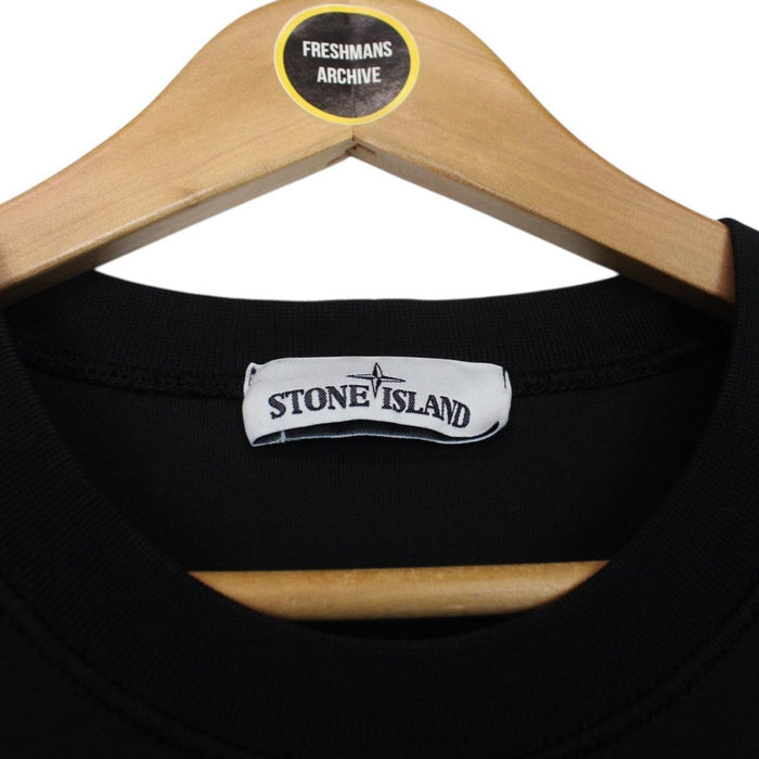 Stone Island AW 2021 Black Cotton Sweatshirt Jumper