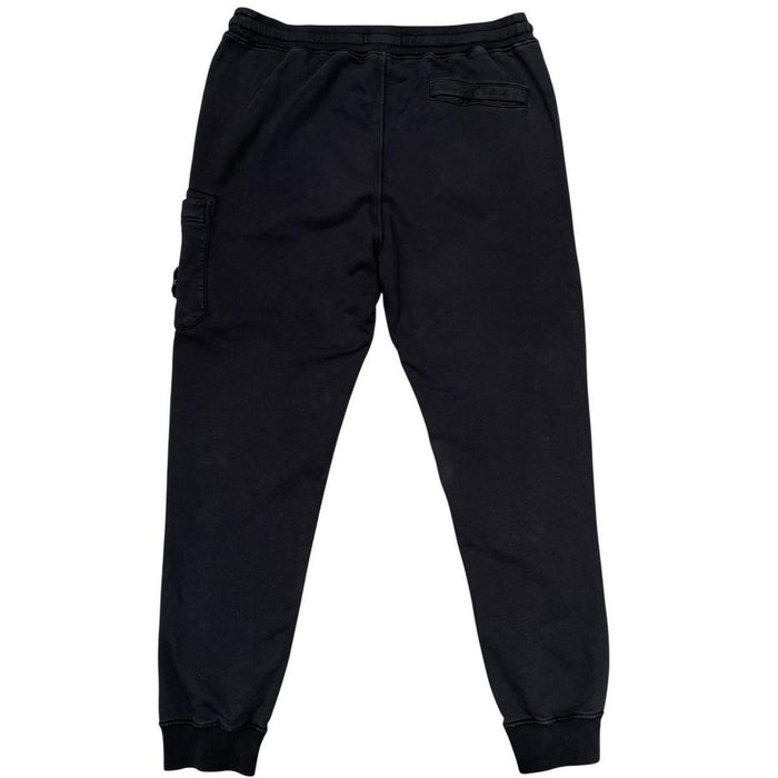 Stone Island AW 2022 Black Cotton Tracksuit Bottoms / Joggers