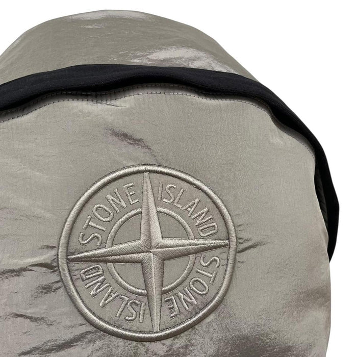 Stone Island Pearl Grey Nylon Metal Econyl Backpack