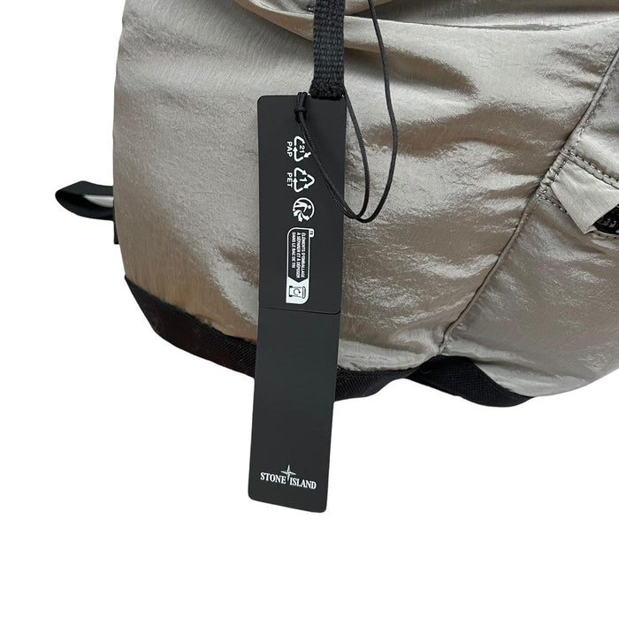 Stone Island Pearl Grey Nylon Metal Econyl Backpack