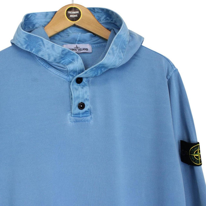 Stone Island SS 2013 Blue Cotton Hoodie Jumper