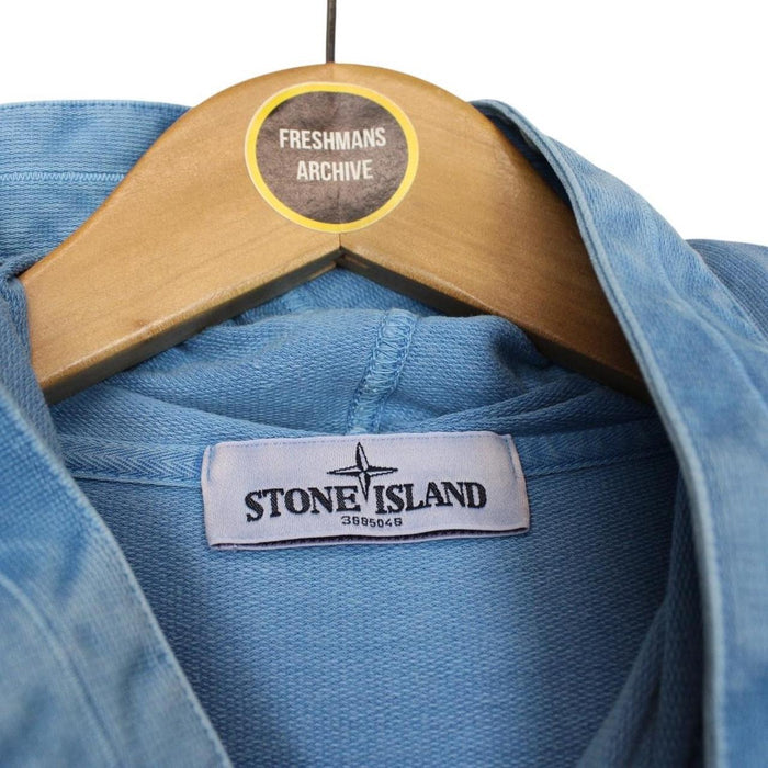 Stone Island SS 2013 Blue Cotton Hoodie Jumper