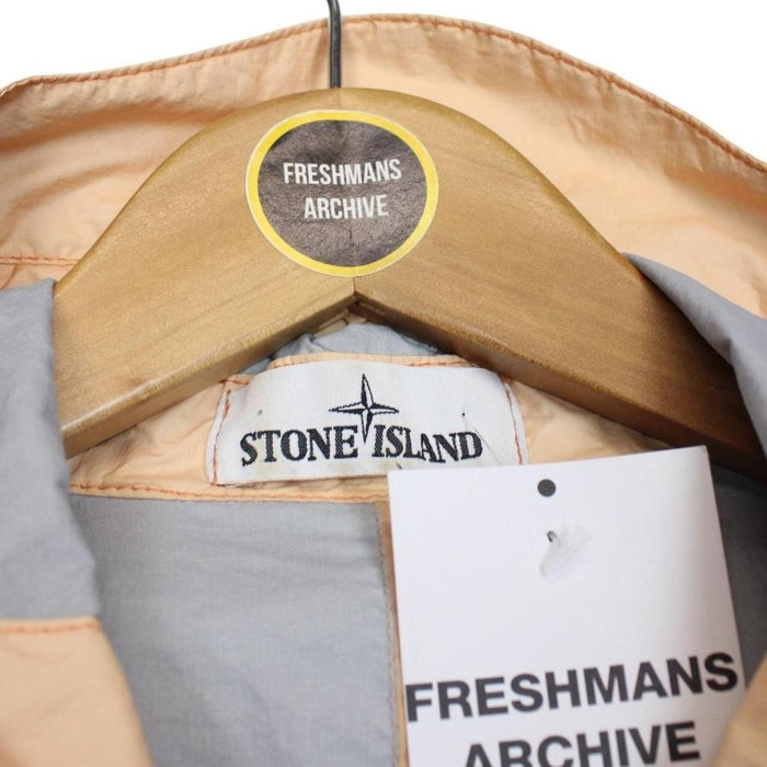 Stone Island SS 2018 Peach Orange Membrana 3L TC Hooded Jacket