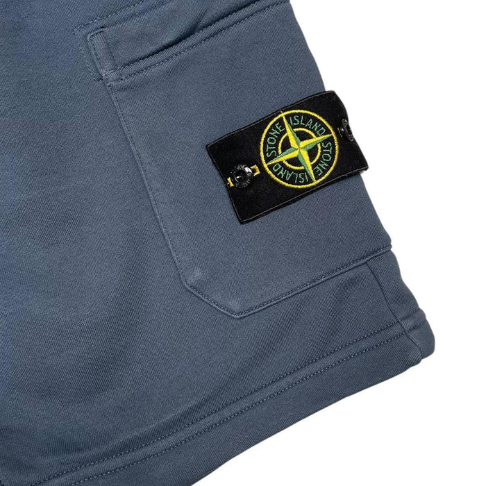 Stone Island SS 2020 Navy Blue Cotton Jogger Shorts