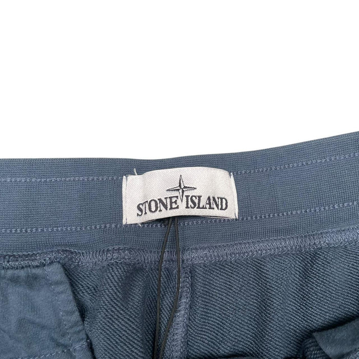Stone Island SS 2020 Navy Blue Cotton Jogger Shorts