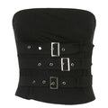 Strapless Belt Buckle Adjustable Top fashionnsio