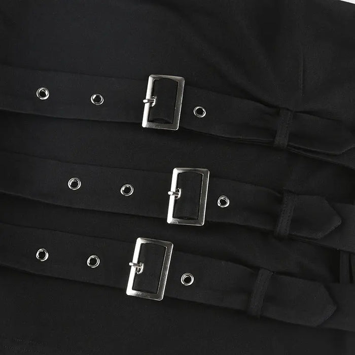Strapless Belt Buckle Adjustable Top fashionnsio