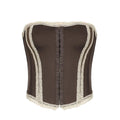 Strapless Front Hook Corset Top fashionnsio