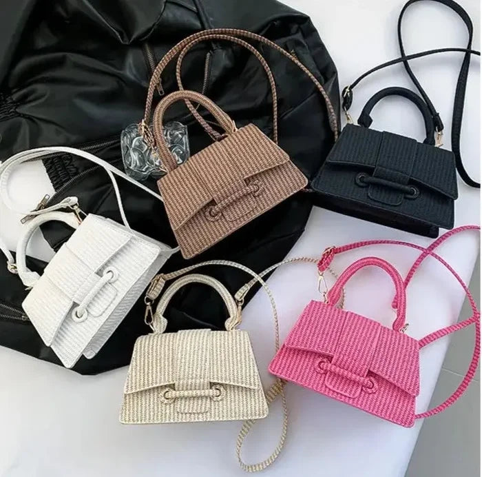 Chic Striped Handbags/Sling Bags fashionnsio