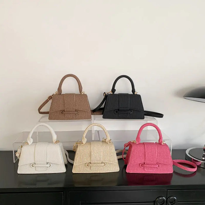 Chic Striped Handbags/Sling Bags fashionnsio