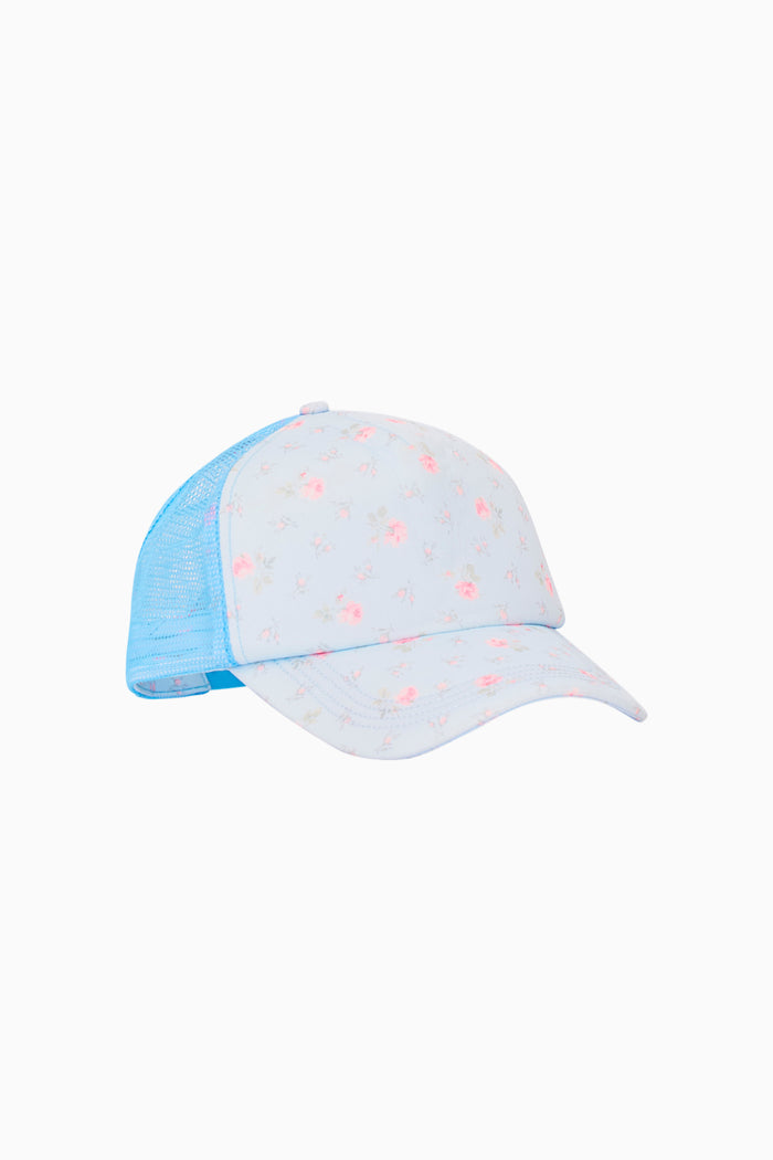 Light blue trucker baseball cap