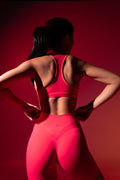 Sweetheart Nubre Sports Bra - Punch and Tequila Sunrise