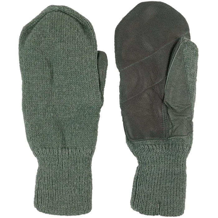 Swiss Wool Mittens - Swiss Army Surplus - Mittens