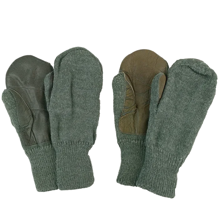 Swiss Wool Mittens - Swiss Army Surplus - Mittens