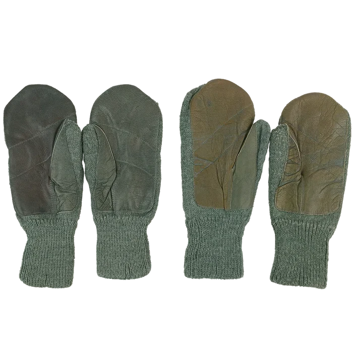 Swiss Wool Mittens - Swiss Army Surplus - Mittens
