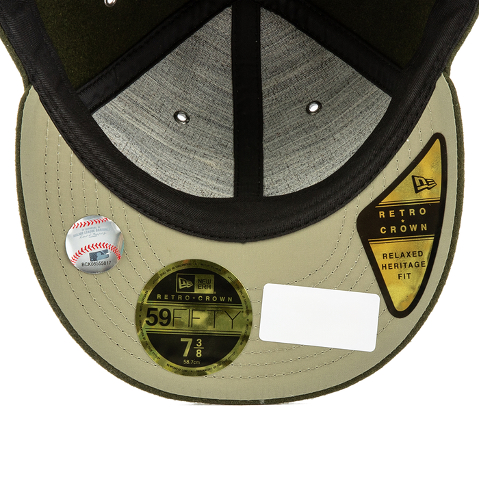 Texas Rangers Wool 59FIFTY Cooperstown 'Black'
