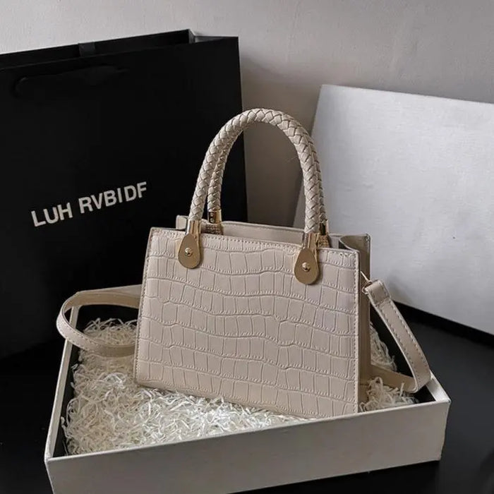 Textured Fashionable Tote Handbags fashionnsio