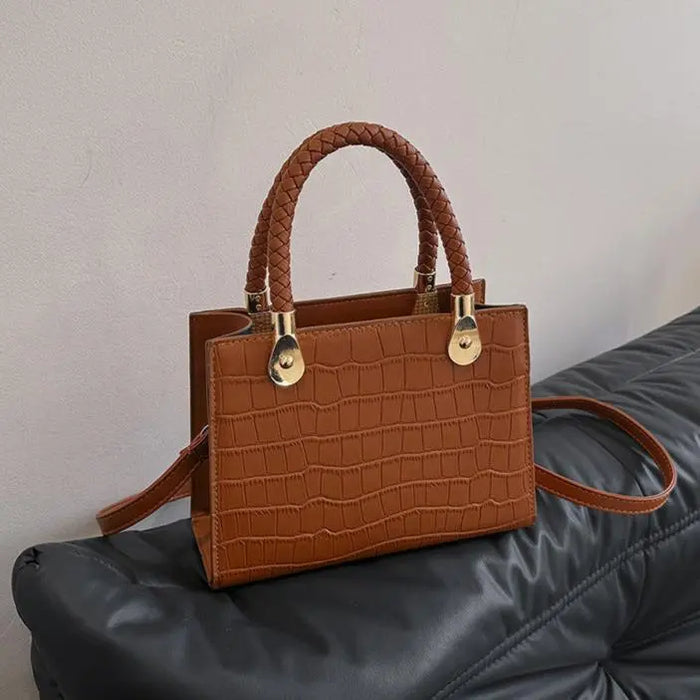 Textured Fashionable Tote Handbags fashionnsio