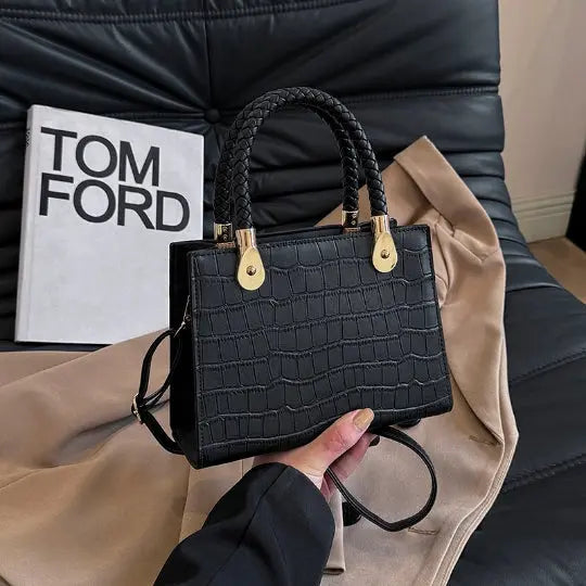 Textured Fashionable Tote Handbags fashionnsio