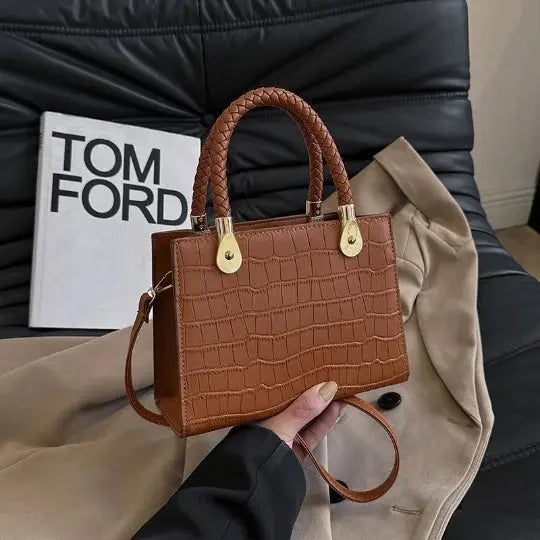 Textured Fashionable Tote Handbags fashionnsio
