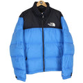 The North Face Retro 700 Blue and Black Nupste Down Puffer Jacket