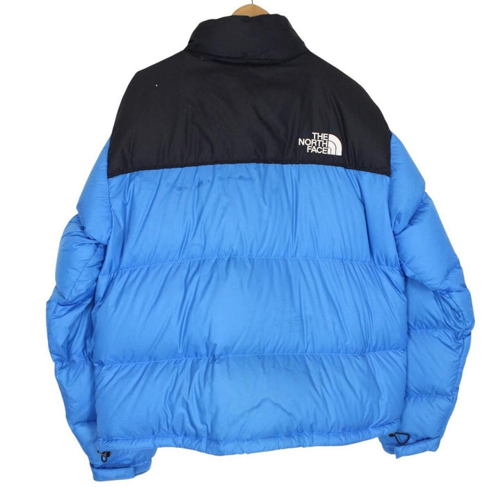 The North Face Retro 700 Blue and Black Nupste Down Puffer Jacket