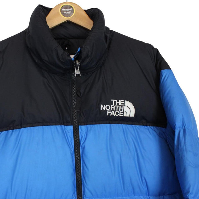 The North Face Retro 700 Blue and Black Nupste Down Puffer Jacket