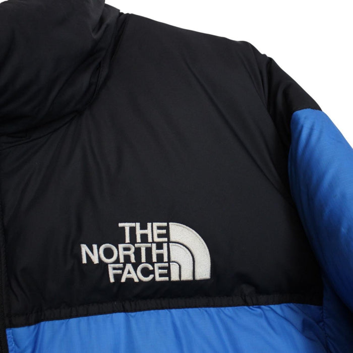 The North Face Retro 700 Blue and Black Nupste Down Puffer Jacket