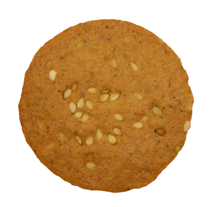 Thin and Crunchy Caramel Cookies (Cookie Snack Biscuit )