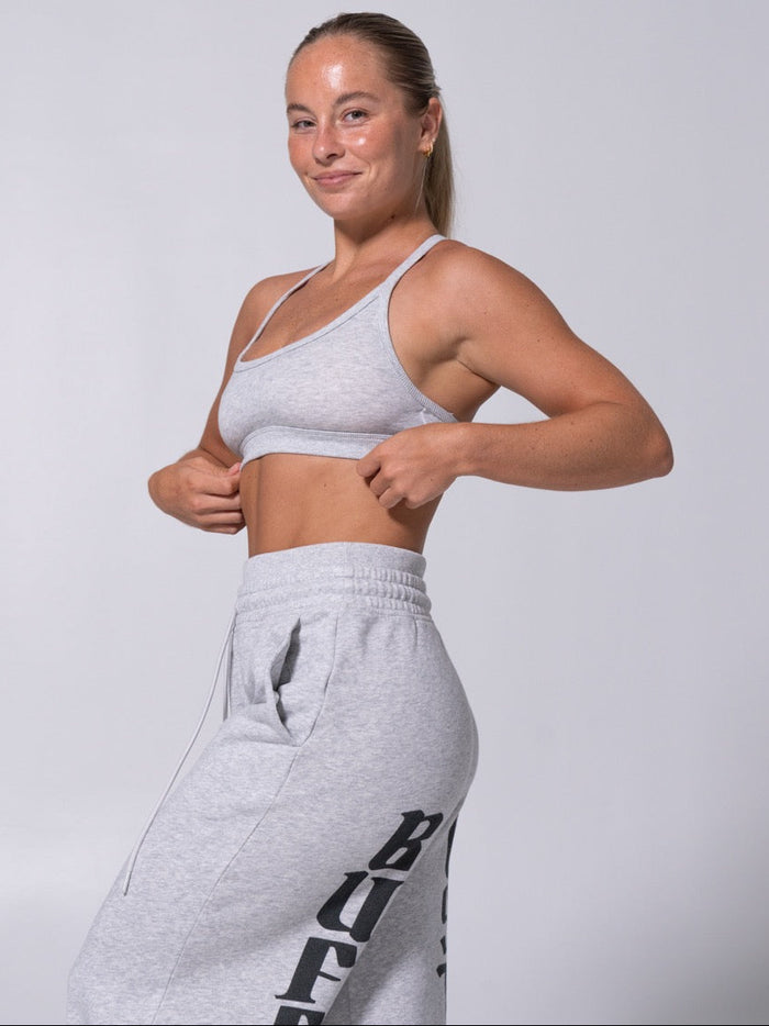 Threads Bralette - Heather Grey