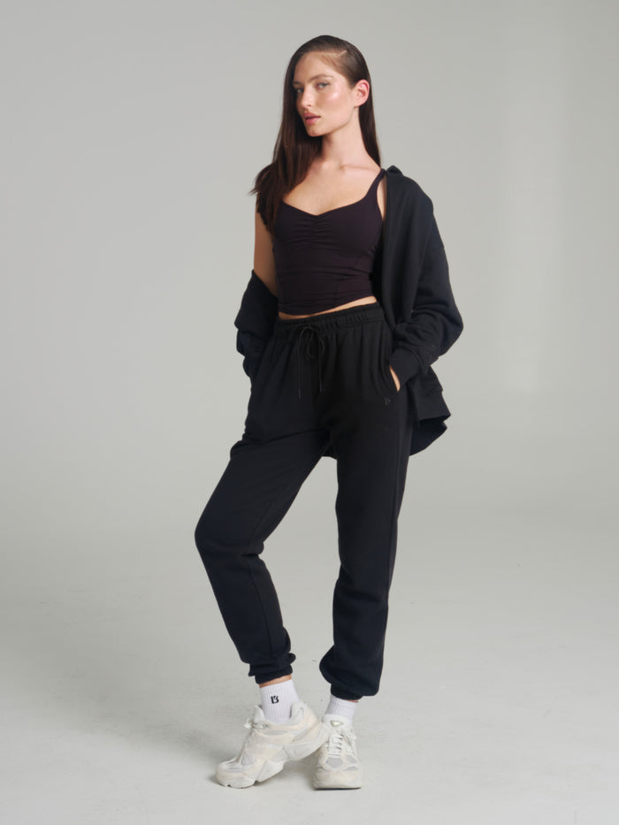 **PREORDER** Threads Zip Hoodie - Onyx Black