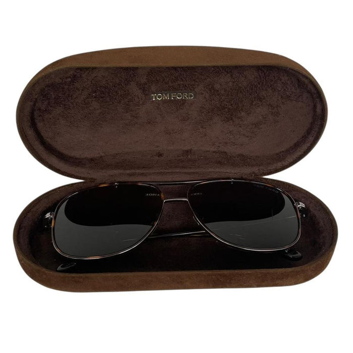 Tom Ford FT0693 Black and Brown Benton Sunglasses