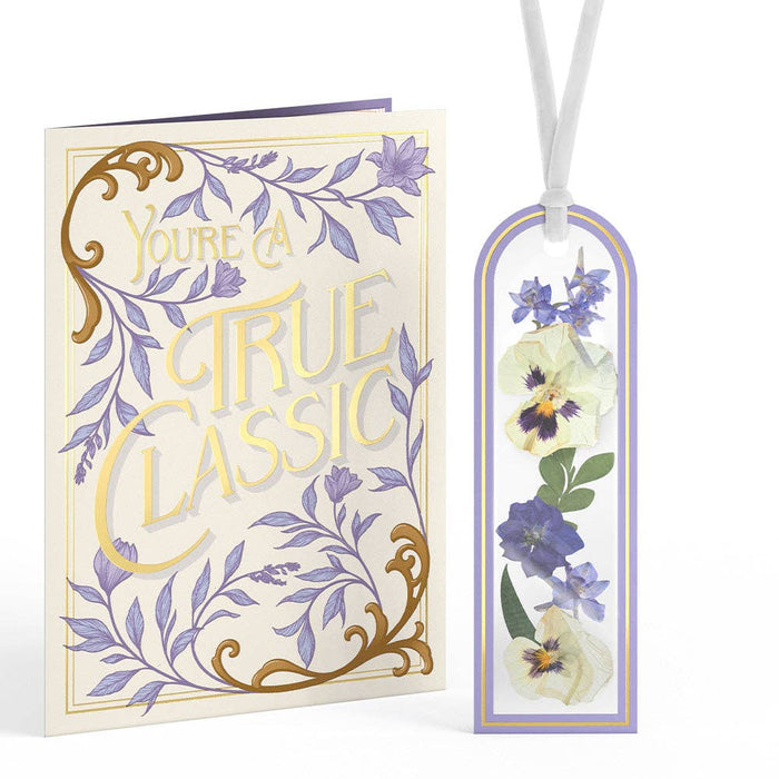 True Classic Petal Pressed™ Bookmark Card 5x7"