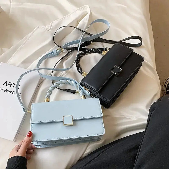 Gold Twisted Fashionable Handbags fashionnsio