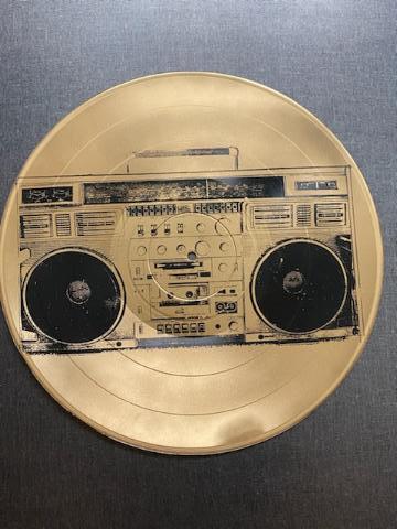 Txutxo Perez : Stencil on Vinyl Record