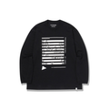 Typography Printed LS Tee 'Black'