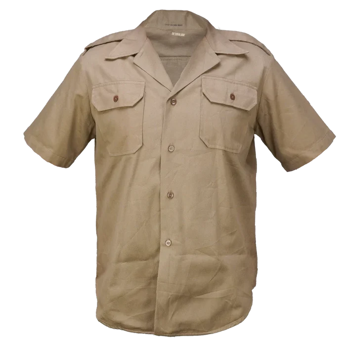 US Army Khaki Short Sleeve Service Dress Shirt - US Army Surplus - Service Shirts