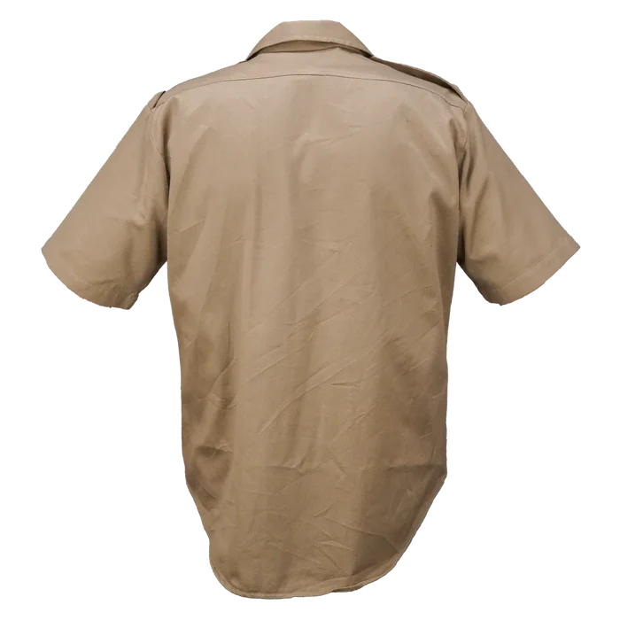 US Army Khaki Short Sleeve Service Dress Shirt - US Army Surplus - Service Shirts