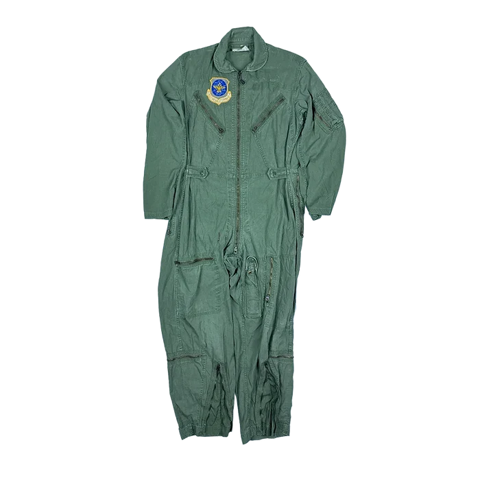 USGI 1960s OG107 Flying Coveralls - Medium Regular - Army & Outdoors - Overalls