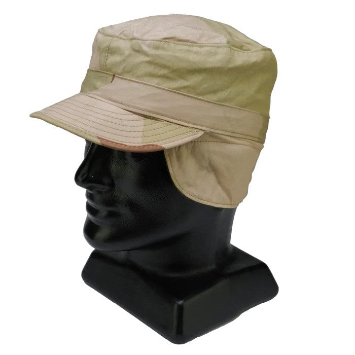 USGI 3 Colour Desert Patrol Cap w/ Flaps - US Army Surplus - Caps