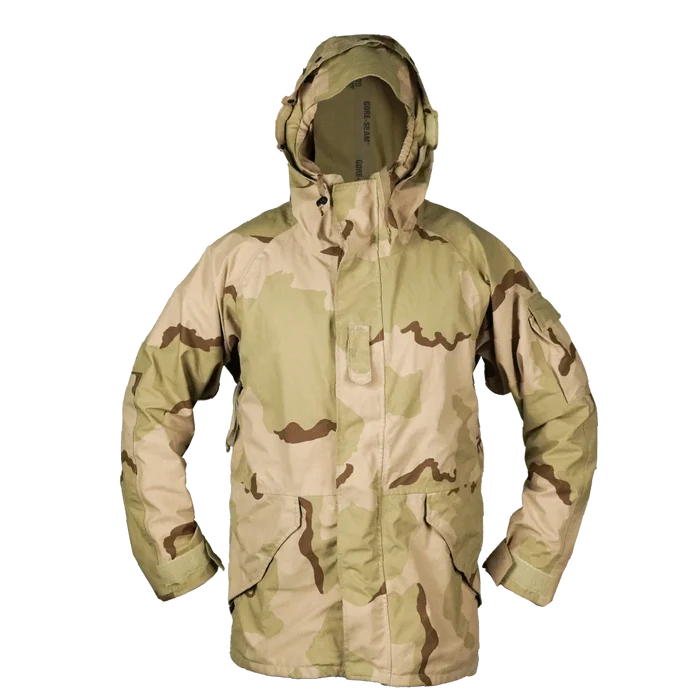 USGI 3 Colour Desert Wet Weather Jacket - US Army Surplus - Rain Jackets