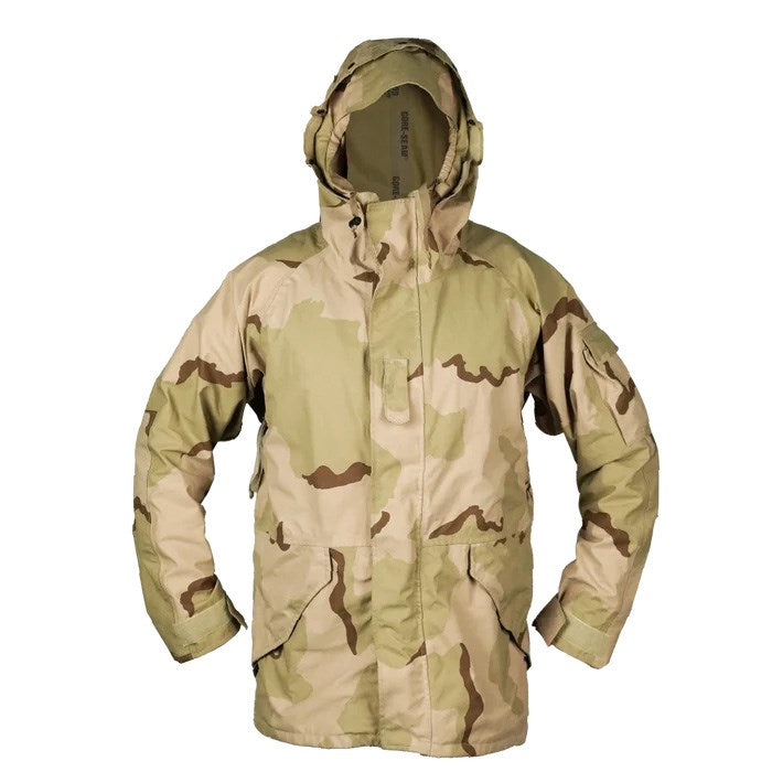 USGI 3 Colour Desert Wet Weather Jacket - US Army Surplus - Rain Jackets