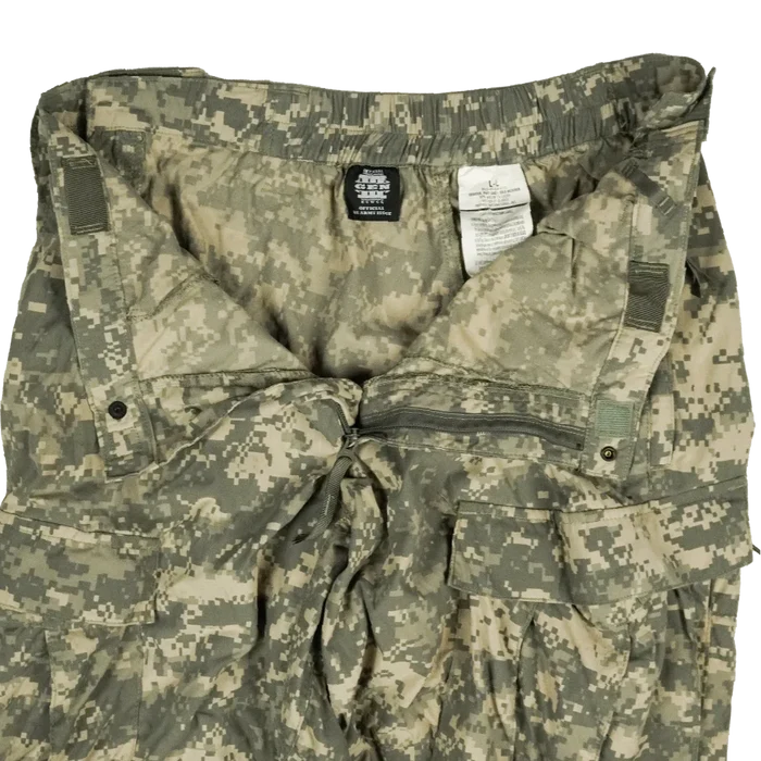 USGI ECWCS GEN III ACU Soft Shell Trousers - Large Long - US Army Surplus - Softshell Trousers
