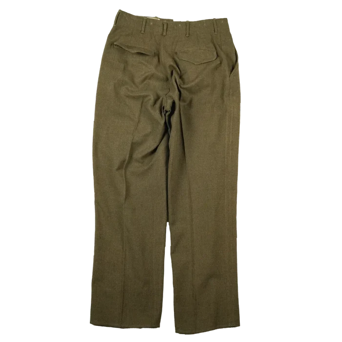 USGI M45 Olive Wool Field Trousers - 31x31 - US Army Surplus - Work Trousers